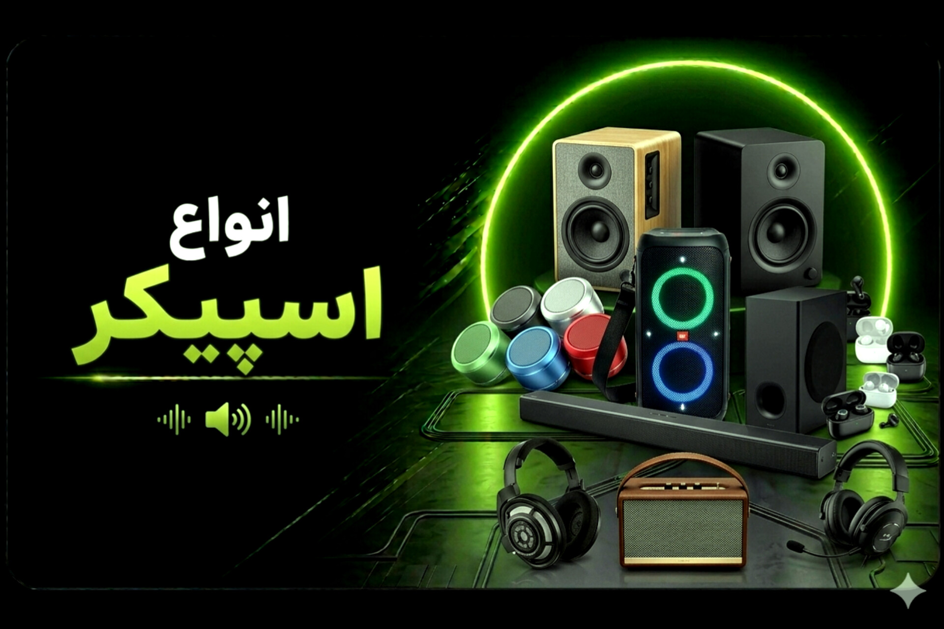 انواع اسپیکر 